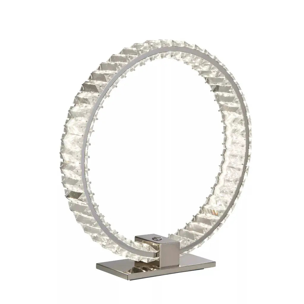 searchlight table lamps Large Led Hoop Table Lamp with Clear Glass - searchlight table lamps Large Led Hoop Table Lamp with Clear Glass