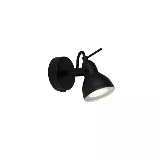 searchlight spots Focus Spotlight Wall Light - Black Metal - searchlight spots Focus Spotlight Wall Light - Black Metal