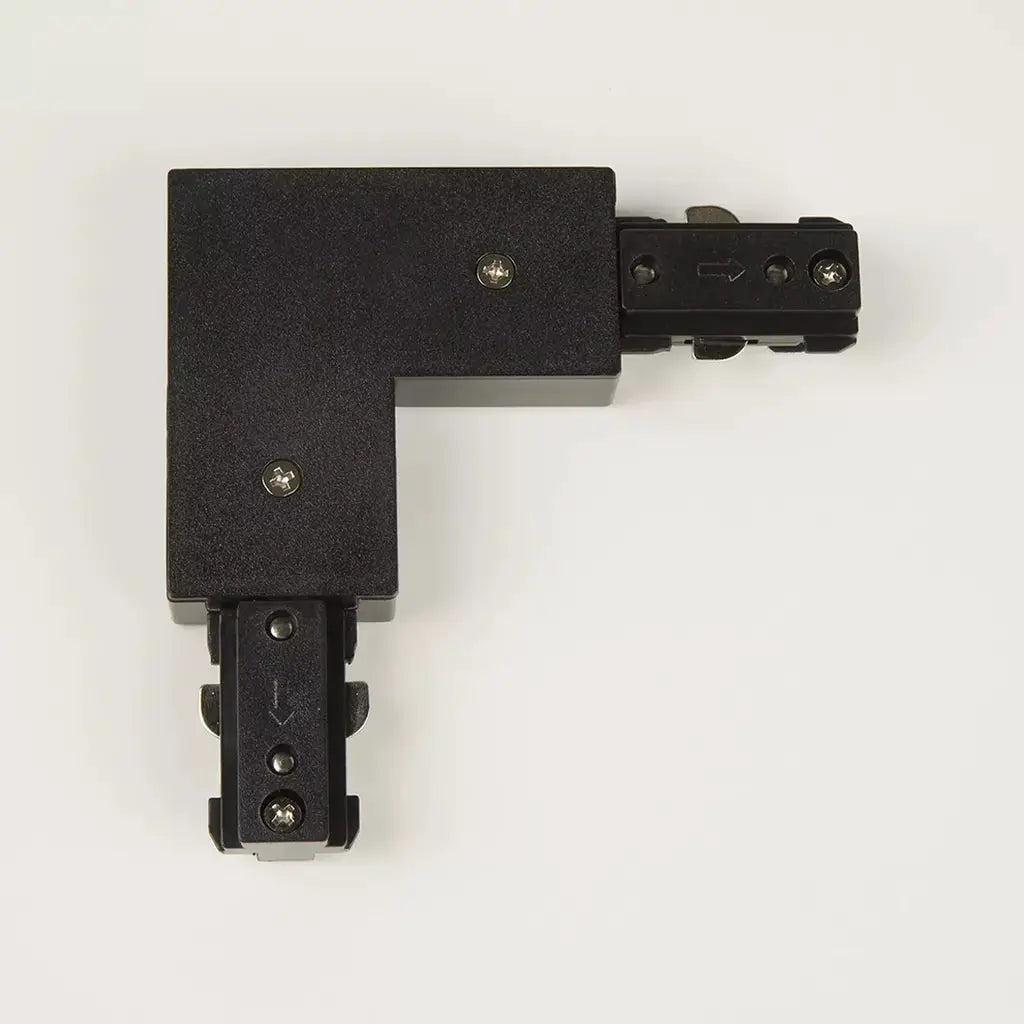searchlight ceiling lights Track 'L' Connector Black - searchlight ceiling lights Track 'L' Connector Black