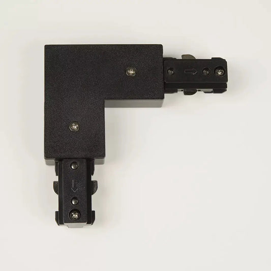 searchlight ceiling lights Track 'L' Connector Black - searchlight ceiling lights Track 'L' Connector Black