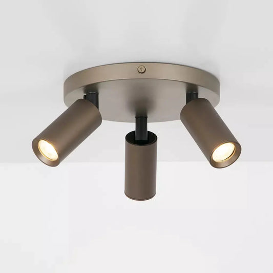 searchlight spots Ciara Mini Triple GU10 Spotlight, Bronze - searchlight spots Ciara Mini Triple GU10 Spotlight, Bronze