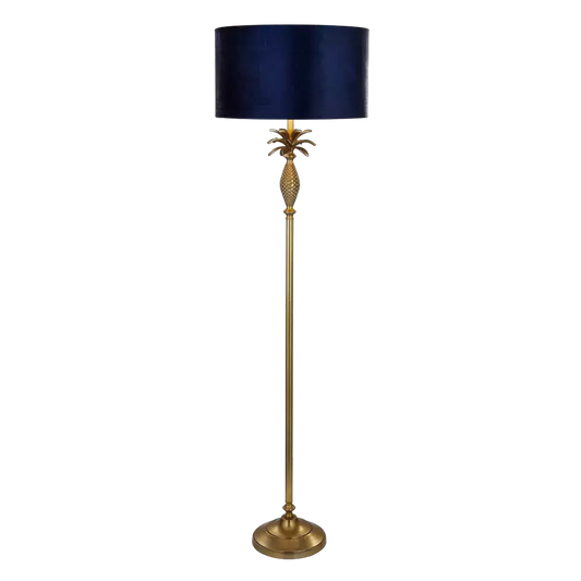 Searchlight Table Lamps Lux & Belle Pineapple Floor Lamp Base - Antique Brass Metal - Floor Lamps Searchlight Table Lamps Lux & Belle Pineapple Floor Lamp Base - Antique Brass Metal Floor Lamps