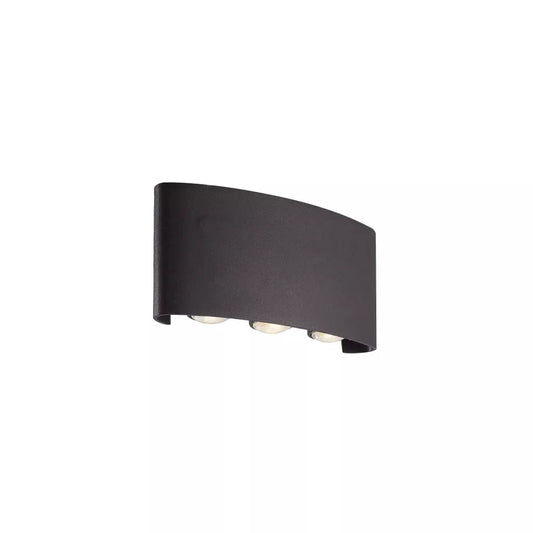 outdoor walllights Shadows LED Outdoor Wall Light, Black Aluminum - outdoor walllights Shadows LED Outdoor Wall Light, Black Aluminum