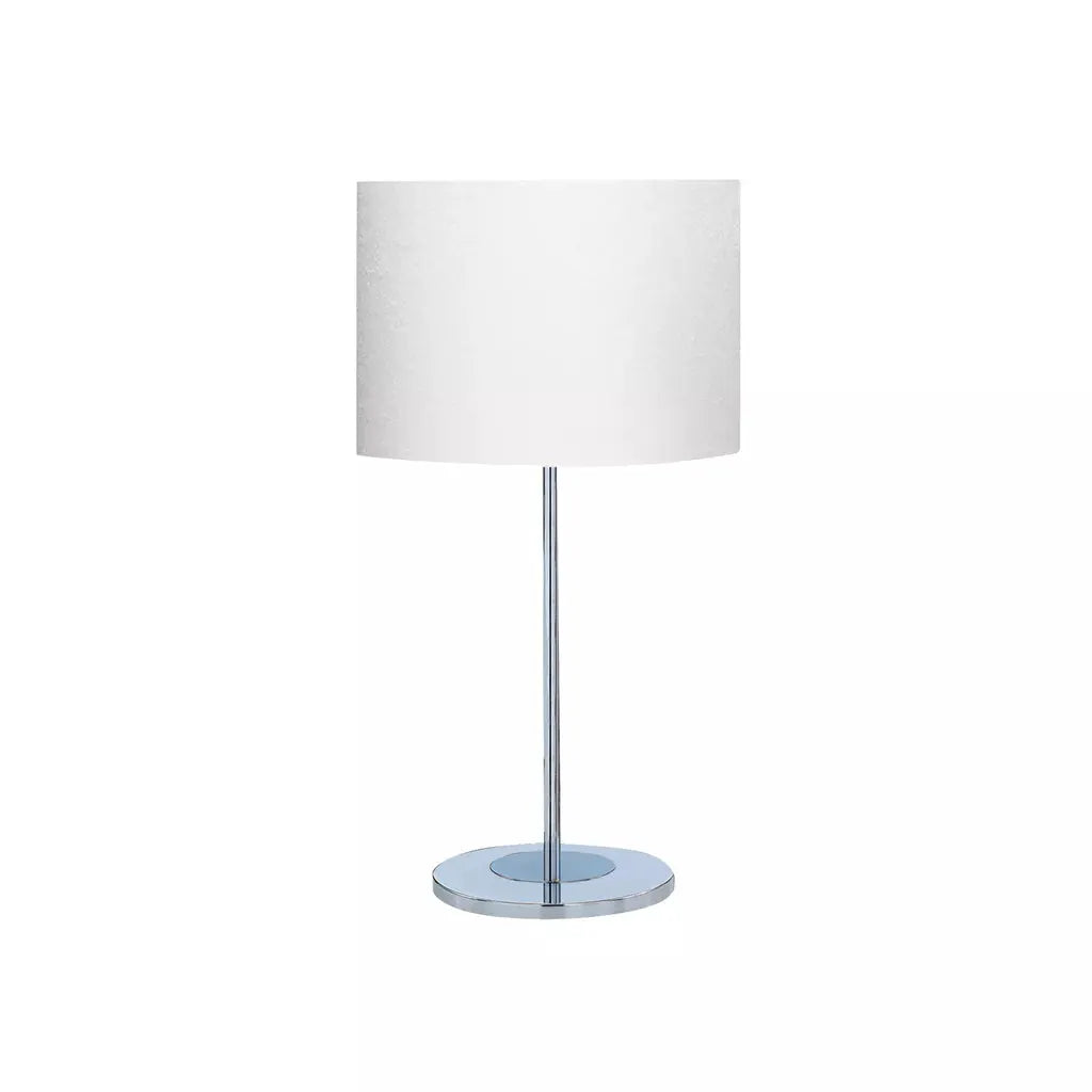 searchlight table lamps Carter Table Lamp - Chrome Base & Fabric Shade - searchlight table lamps Carter Table Lamp - Chrome Base & Fabric Shade