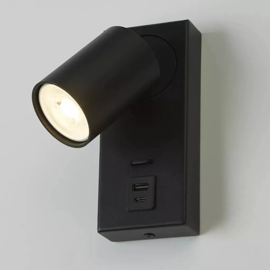 searchlight spots Moon 1 USB Switched, GU10, Sand Black - searchlight spots Moon 1 USB Switched, GU10, Sand Black