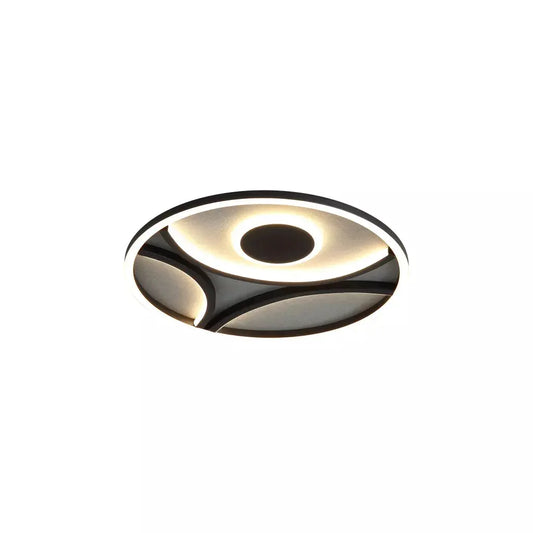 Searchlight Zendisc LED Flush, Matt Black - Ceiling Lights Searchlight Zendisc LED Flush, Matt Black Ceiling Lights