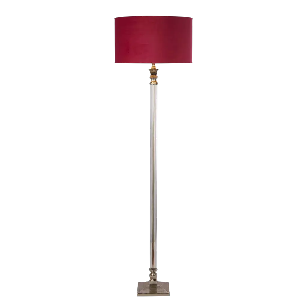 Searchlight Table Lamps Lux & Belle BASE ONLY Floor Lamp - Glass & Chrome - Floor Lamps Searchlight Table Lamps Lux & Belle BASE ONLY Floor Lamp - Glass & Chrome Floor Lamps