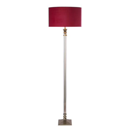 Searchlight Table Lamps Lux & Belle BASE ONLY Floor Lamp - Glass & Chrome - Floor Lamps Searchlight Table Lamps Lux & Belle BASE ONLY Floor Lamp - Glass & Chrome Floor Lamps