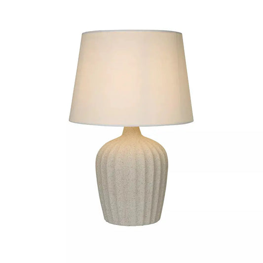 searchlight table lamps Padstow Table Lamp - Cream Ceramic with Ivory Shade - searchlight table lamps Padstow Table Lamp - Cream Ceramic with Ivory Shade