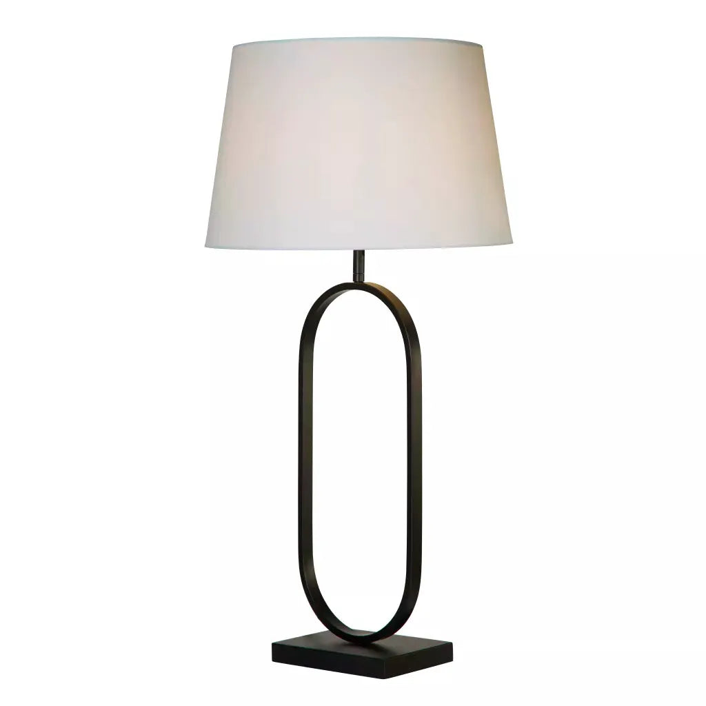 searchlight table lamps Modish Table Lamp - Matt Black Metal With White Shade - searchlight table lamps Modish Table Lamp - Matt Black Metal With White Shade