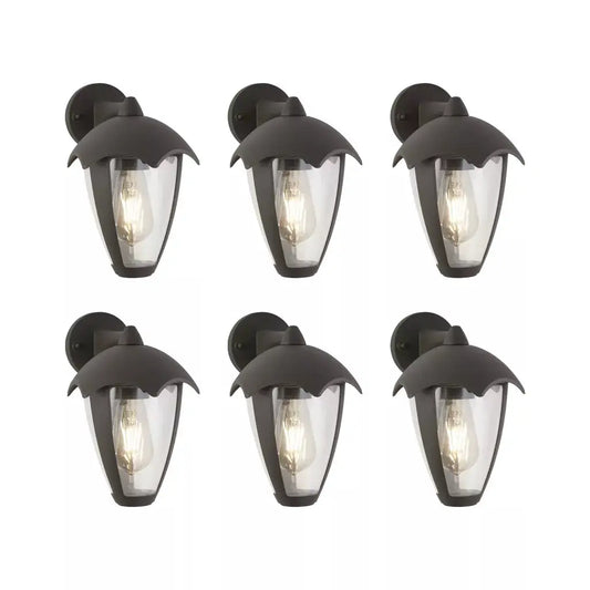 outdoor walllights Promo Pack of 6 -57891GY - outdoor walllights Promo Pack of 6 -57891GY