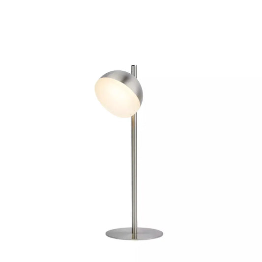 searchlight table lamps Tully Table Lamp - Satin Silver Metal & Frosted Shade - searchlight table lamps Tully Table Lamp - Satin Silver Metal & Frosted Shade