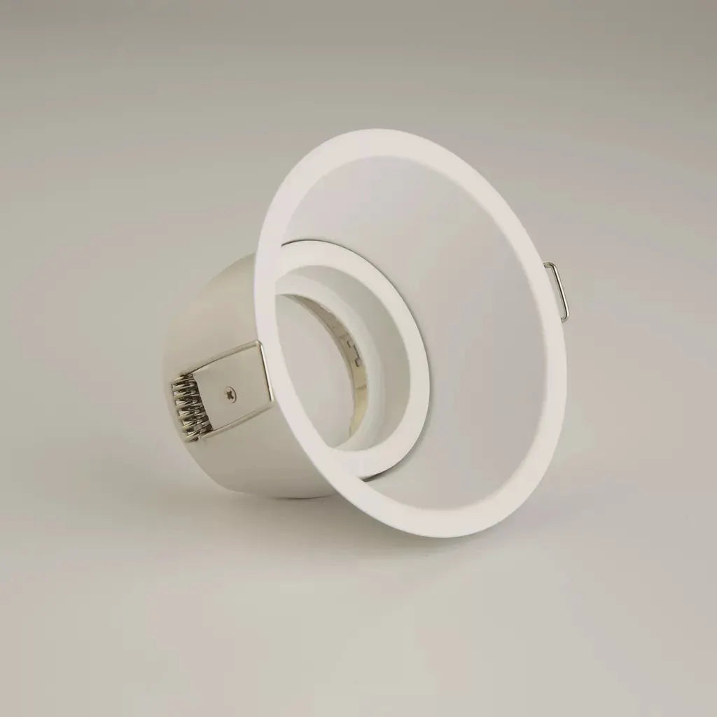 Searchlight Downlights Slim Trim 3 FR, Adjustable, GU10, Matt White - Searchlight Downlights Slim Trim 3 FR, Adjustable, GU10, Matt White