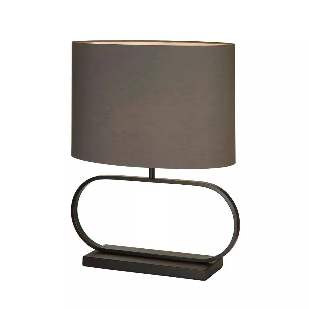 searchlight table lamps Sleek Table Lamp - Black Metal with Grey shade - searchlight table lamps Sleek Table Lamp - Black Metal with Grey shade