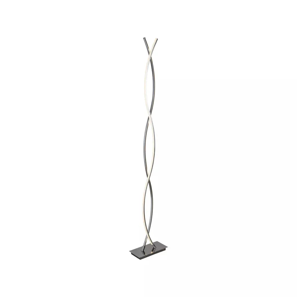 Searchlight Table Lamps Platt LED Wave Floor Lamp - Chrome & Opal - Floor Lamps Searchlight Table Lamps Platt LED Wave Floor Lamp - Chrome & Opal Floor Lamps
