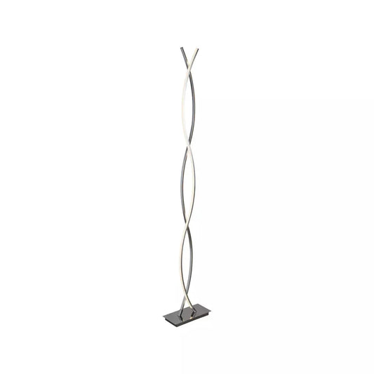 Searchlight Table Lamps Platt LED Wave Floor Lamp - Chrome & Opal - Floor Lamps Searchlight Table Lamps Platt LED Wave Floor Lamp - Chrome & Opal Floor Lamps