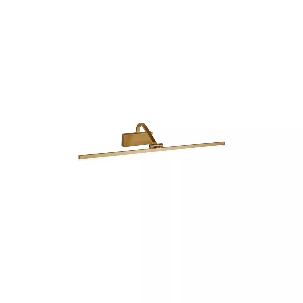 searchlight wall lights Bilbao Picture Light - Satin Brass Metal - searchlight wall lights Bilbao Picture Light - Satin Brass Metal