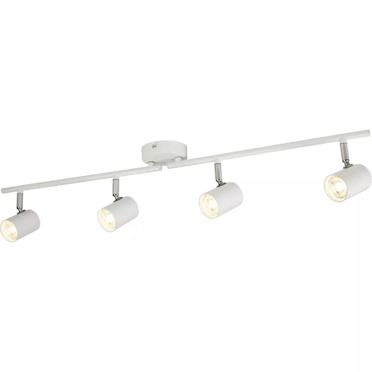 searchlight spots Rollo 4Lt Split Bar Spotlight - White Metal - searchlight spots Rollo 4Lt Split Bar Spotlight - White Metal