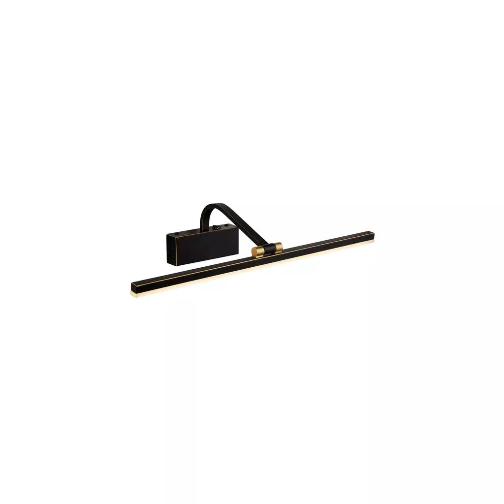 searchlight wall lights Bilbao Picture Light - Black & Brushed Gold Metal - searchlight wall lights Bilbao Picture Light - Black & Brushed Gold Metal
