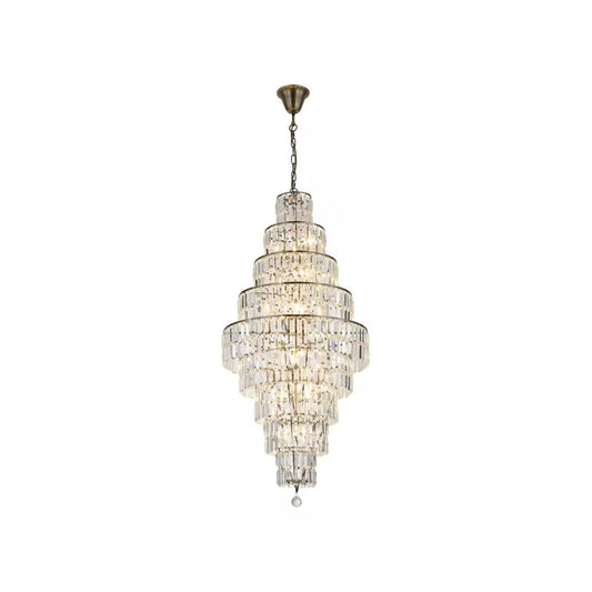 searchlight chandlier Empire 13Lt Chandelier - Antique Brass& Clear Glass - searchlight chandlier Empire 13Lt Chandelier - Antique Brass& Clear Glass