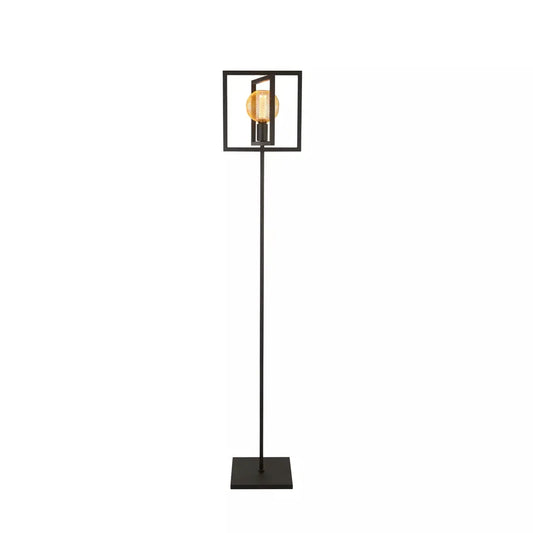 Searchlight Table Lamps Plaza Floor Lamp - Matt Black Metal - Floor Lamps Searchlight Table Lamps Plaza Floor Lamp - Matt Black Metal Floor Lamps