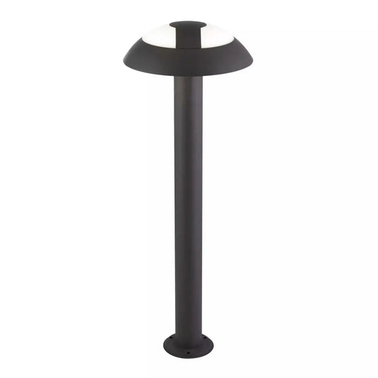 Searchlight Outdoor Bollards Mushroom Outdoor Post - Dark Grey & Opal Polycarbonate - Searchlight Outdoor Bollards Mushroom Outdoor Post - Dark Grey & Opal Polycarbonate