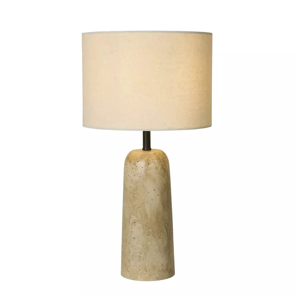 searchlight table lamps Agra Table Lamp - Travertine Finish & Ivory Fabric Shade - searchlight table lamps Agra Table Lamp - Travertine Finish & Ivory Fabric Shade