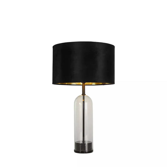 searchlight table lamps Oxford Table Lamp- Glass, Black Metal, Marble & Black Velvet - searchlight table lamps Oxford Table Lamp- Glass, Black Metal, Marble & Black Velvet