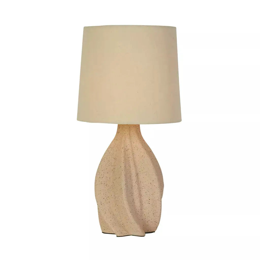 searchlight table lamps Twist 1Lt Table Lamp, Ceramic with Linen Shade - searchlight table lamps Twist 1Lt Table Lamp, Ceramic with Linen Shade
