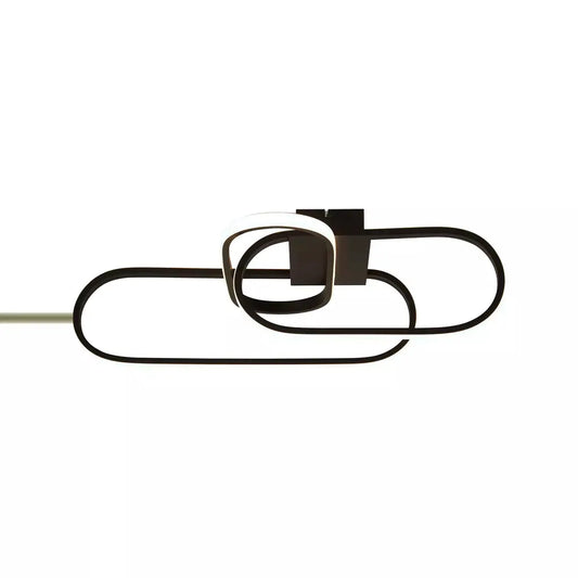 searchlight ceiling lights Clip Flush - Black Metal - searchlight ceiling lights Clip Flush - Black Metal