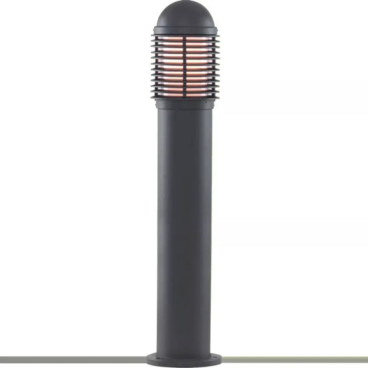 Searchlight Outdoor Bollards Bollards 730mm Outdoor Post - Black Aluminium & Glass, IP44 - Searchlight Outdoor Bollards Bollards 730mm Outdoor Post - Black Aluminium & Glass, IP44