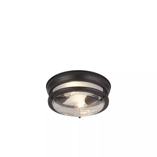 searchlight ceiling lights Glasgow 2Lt Flush - Black Metal & Clear Glass - Ceiling Lights searchlight ceiling lights Glasgow 2Lt Flush - Black Metal & Clear Glass Ceiling Lights