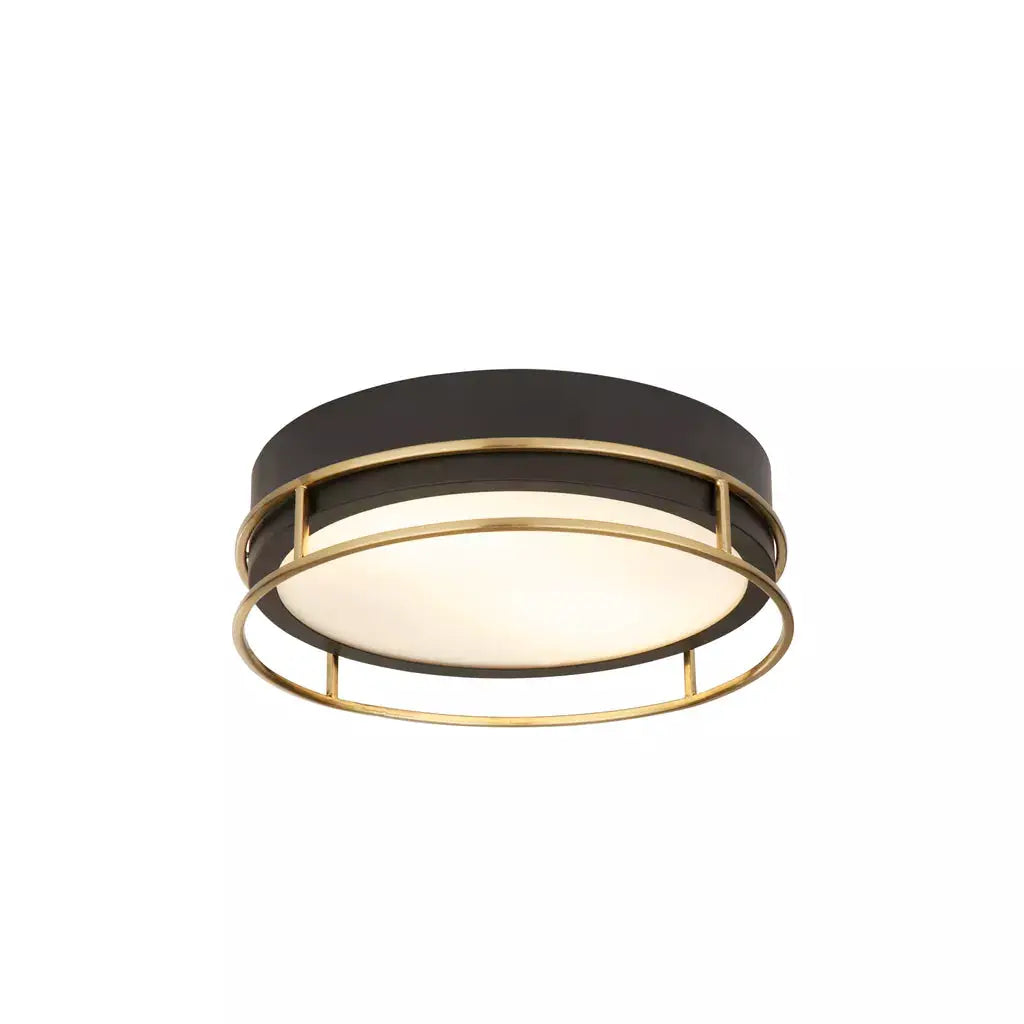 searchlight ceiling lights Phoenix 2Lt Flush - Black, Brass Metal & Frosted Glass - Ceiling Lights searchlight ceiling lights Phoenix 2Lt Flush - Black, Brass Metal & Frosted Glass Ceiling Lights
