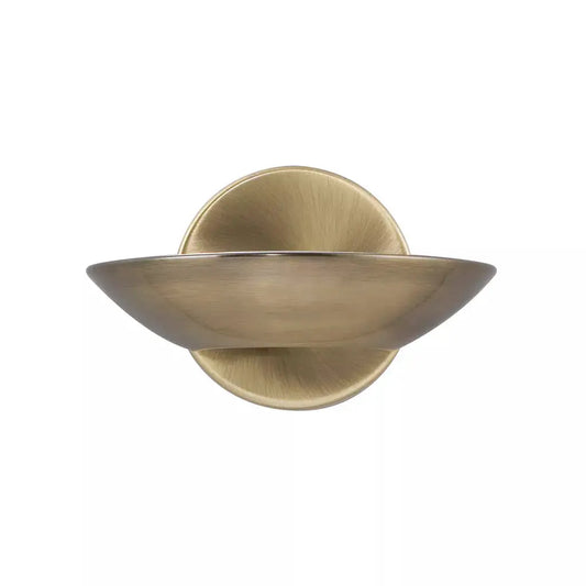 searchlight wall lights Sardina Uplight Wall Light - Antique Brass Metal - searchlight wall lights Sardina Uplight Wall Light - Antique Brass Metal
