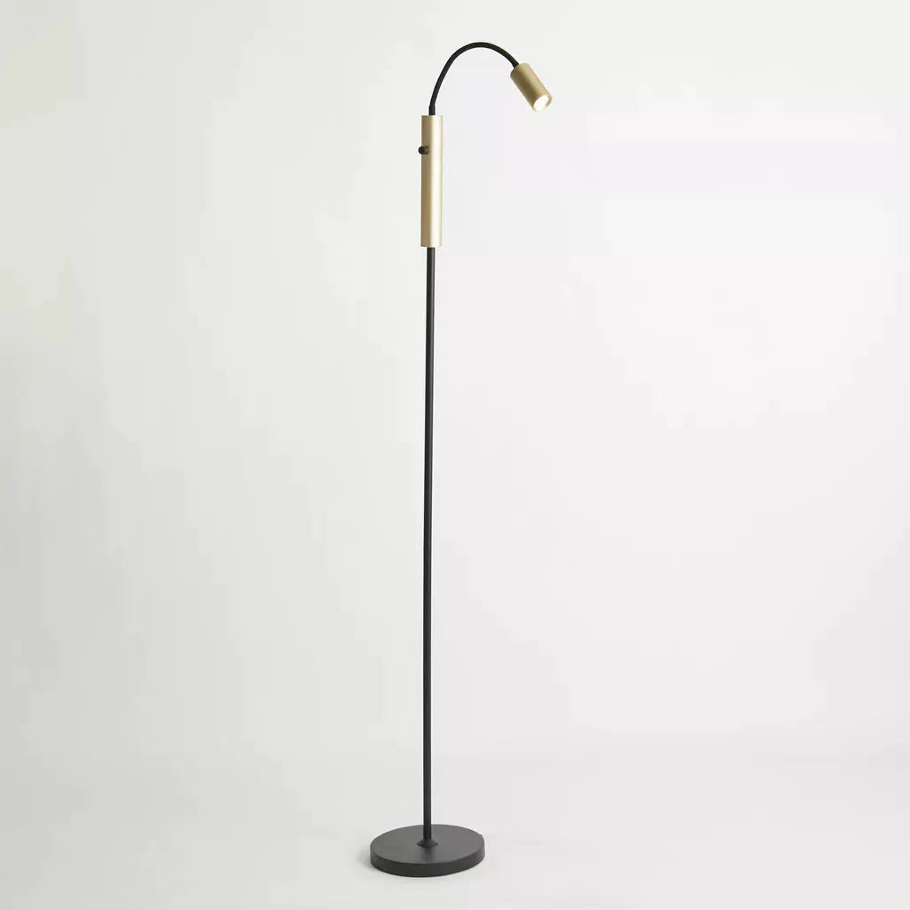 Searchlight Table Lamps Ciara Mini GU10 Floor Lamp, Gold & Black - Floor Lamps Searchlight Table Lamps Ciara Mini GU10 Floor Lamp, Gold & Black Floor Lamps