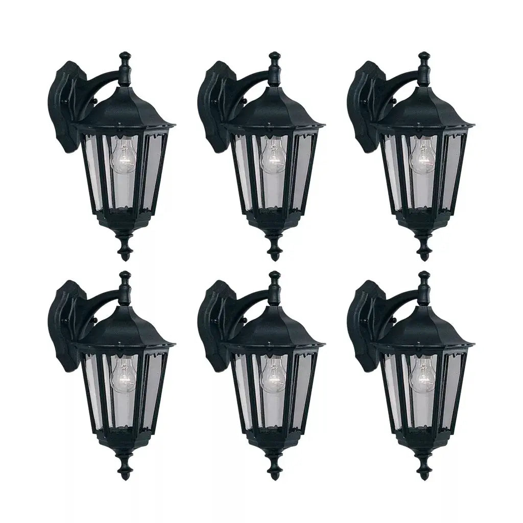 outdoor walllights Promo Pack of 6 - 82531BK - outdoor walllights Promo Pack of 6 - 82531BK