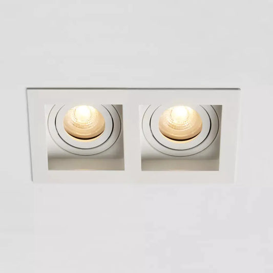 Searchlight Downlights Grid 2 GU10, White - Searchlight Downlights Grid 2 GU10, White