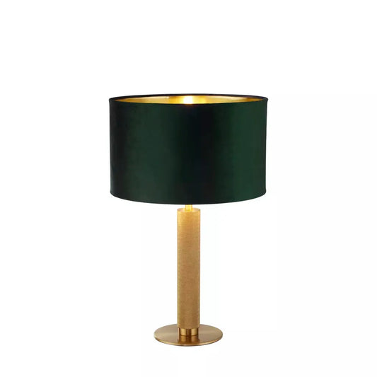 searchlight table lamps London Table Lamp - Knurled Brass & Green Velvet Shade - searchlight table lamps London Table Lamp - Knurled Brass & Green Velvet Shade