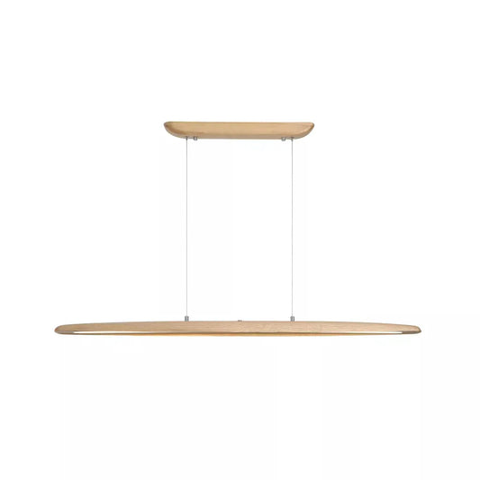 Searchlight Pendant Lights Kenzie LED Pendant, Wood - Searchlight Pendant Lights Kenzie LED Pendant, Wood