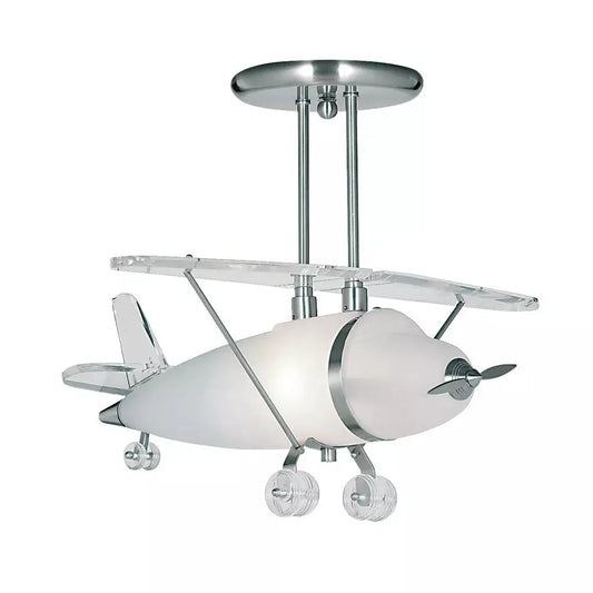 Searchlight Pendant Lights Novelty Airplane Pendant - Metal, Acrylic & Glass - Searchlight Pendant Lights Novelty Airplane Pendant - Metal, Acrylic & Glass