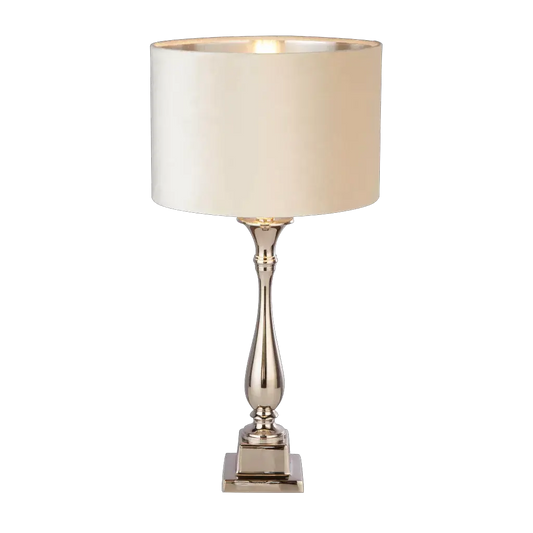 searchlight table lamps Lux & Belle BASE ONLY Candlestick Table Lamp - Chrome Metal - searchlight table lamps Lux & Belle BASE ONLY Candlestick Table Lamp - Chrome Metal