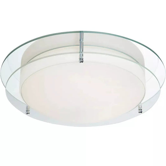 Limerick Flush - Chrome, Mirror, Opal Glass, IP44