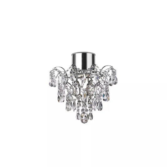 searchlight chandlier Belle Chandelier - Chrome Metal & Clear Crystal - searchlight chandlier Belle Chandelier - Chrome Metal & Clear Crystal