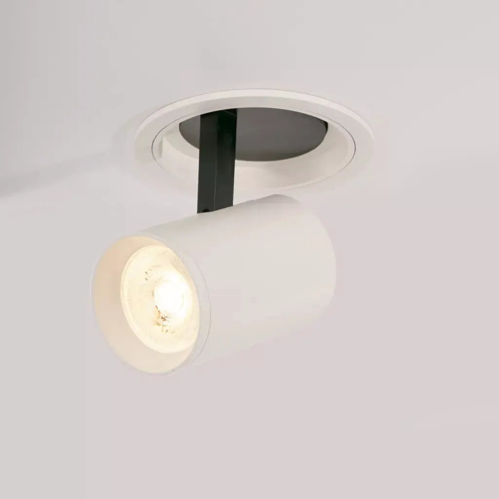 Searchlight Polo Recessed, Pull Down, Adjustable, GU10, White - Searchlight Polo Recessed, Pull Down, Adjustable, GU10, White