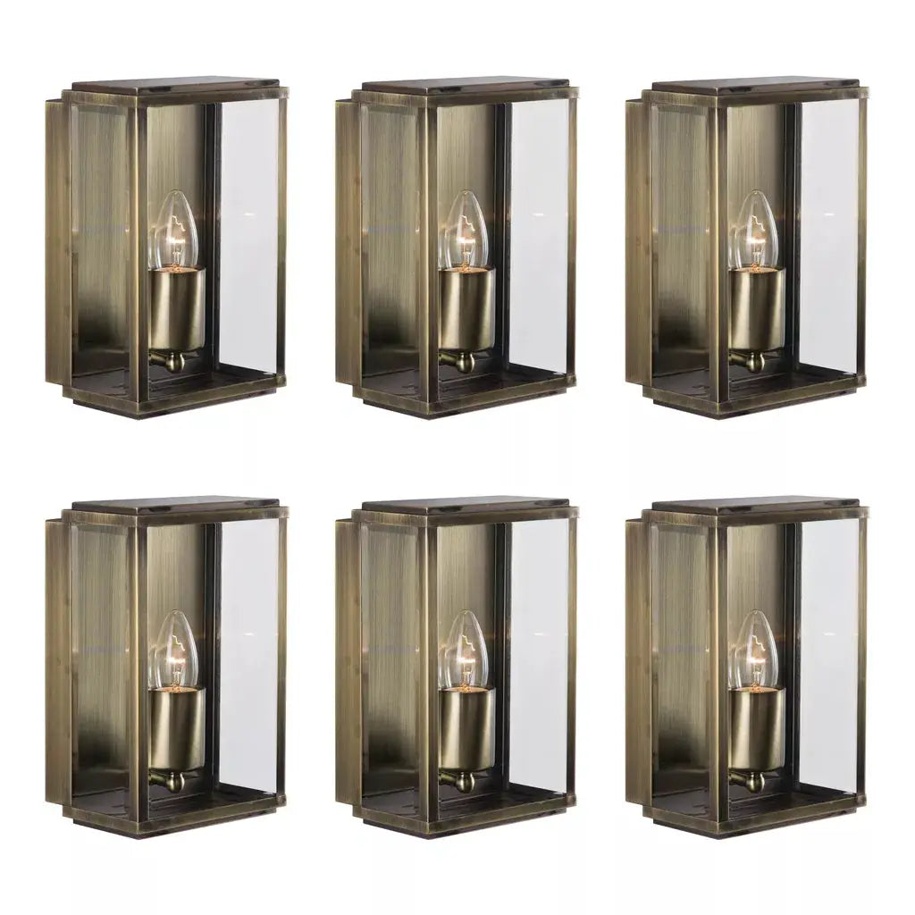 outdoor walllights Promo Pack of 6 - 8204AB - outdoor walllights Promo Pack of 6 - 8204AB
