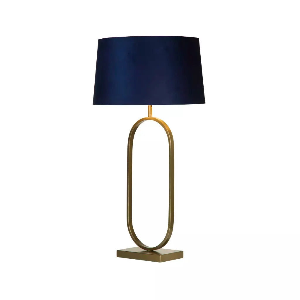 searchlight table lamps Modish Table Lamp - Bronze Metal with Navy Shade - searchlight table lamps Modish Table Lamp - Bronze Metal with Navy Shade