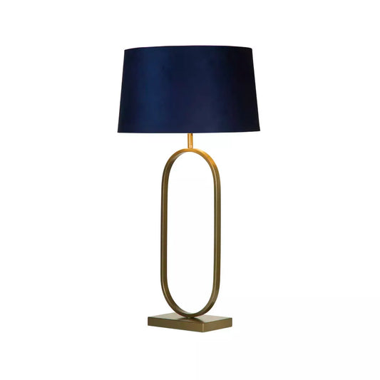 searchlight table lamps Modish Table Lamp - Bronze Metal with Navy Shade - searchlight table lamps Modish Table Lamp - Bronze Metal with Navy Shade