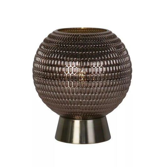 searchlight table lamps Mila Table Lamp - Antique Brass Metal & Brown Glass - searchlight table lamps Mila Table Lamp - Antique Brass Metal & Brown Glass