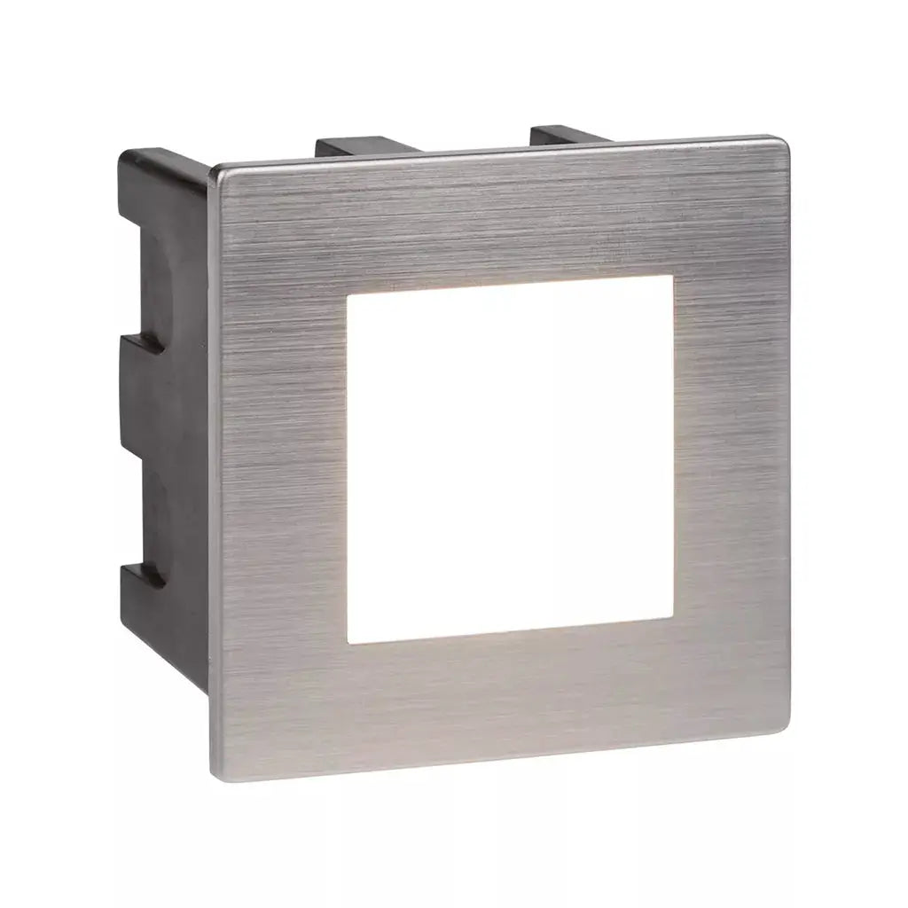 outdoor walllights Ankle Outdoor Wall Light- Satin Silver & White Polycarbonate - outdoor walllights Ankle Outdoor Wall Light- Satin Silver & White Polycarbonate