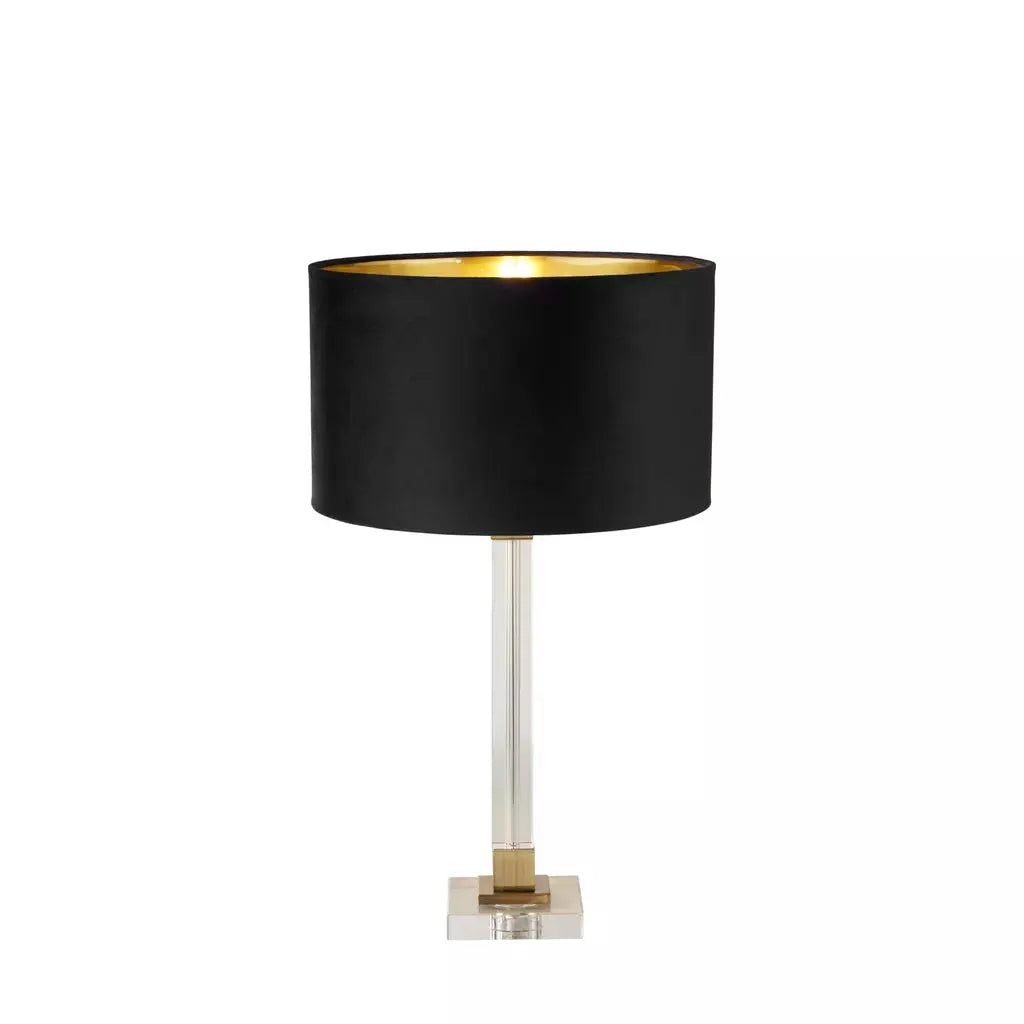 searchlight table lamps Scarborough Table Lamp - Crystal, Brass Metal & Black Velvet - searchlight table lamps Scarborough Table Lamp - Crystal, Brass Metal & Black Velvet